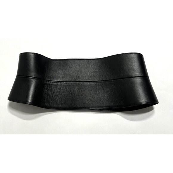 Tom Ford Wide Leather Belt in Black